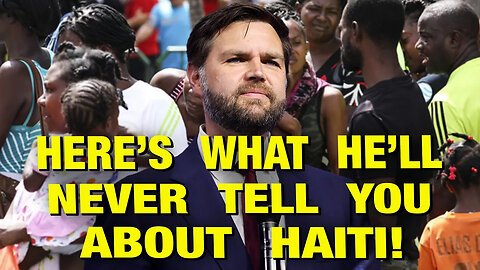 J.D. Vance Deliberately Leaves Out HALF The Story On Haitian Immigration