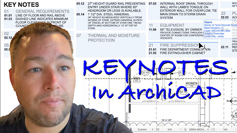 Keynotes in Archicad - CBA AC Episode 003