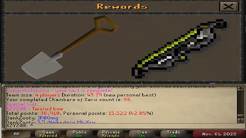 FIRST TWISTED BOW + SPADE DROP - Split #1 KC86 Scuffed Raids Adventure