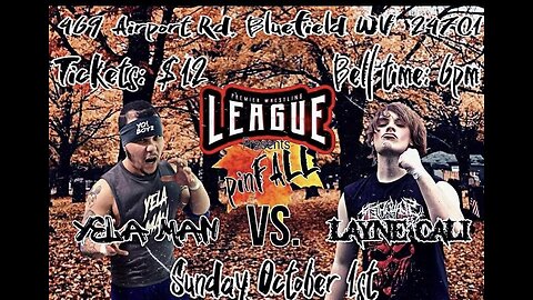 Yela Man will take on Layne Cali at PWL PinFall 10/1/23