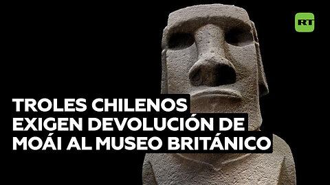 Inundan las redes del Museo Británico exigiendo la devolución a Chile de una estatua moái