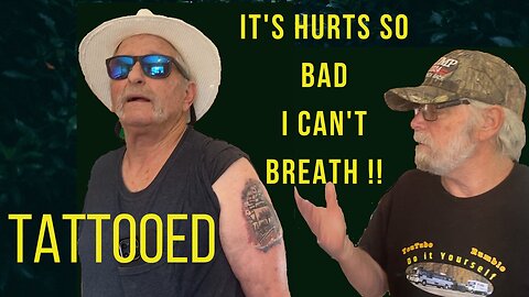 HURTS SO BAD I CAN'T BREATH!!!!! Mike gives our friend Irv a Tattoo What happens next HURTS to watch