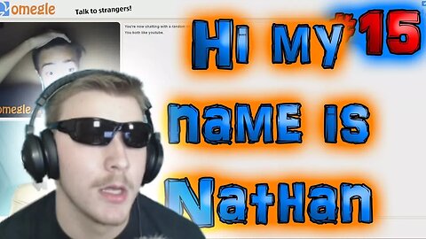 Being a retard with sunglasses on Omegle | Omegle #15