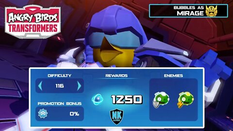 Angry Birds Transformers - Spark Run Series - Level 116 - Featuring Level 25 Mirage