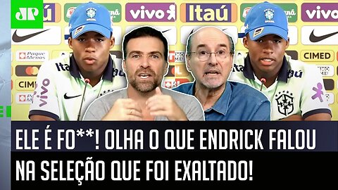 "ISSO É ESPETACULAR! O que MAIS ME IMPRESSIONOU foi que o Endrick..." Declaração na Seleção EXALTADA