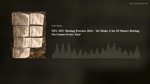 NFL NFC Betting Preview 2022 - We Make A lot Of Money Betting On Games Every Year