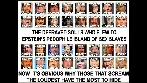 Save The Children/ Who Was On Epstein Island?