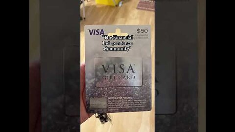 How to Redeem a VISA Gift Card for Cash - BEST WAY! #short | FINANCIAL INDEPENDENCE RETIRE EARLY