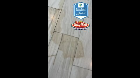 Magic stain removal on travertine