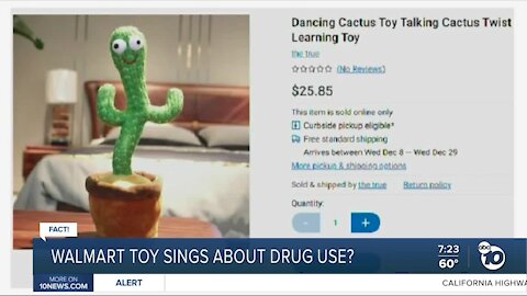 Fact or Fiction: Walmart toy sings about drug use?