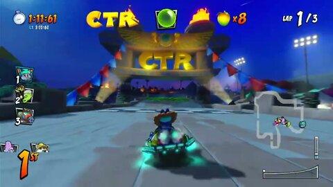 Twilight Tour CTR Challenge Gameplay - Crash Team Racing Nitro-Fueled