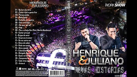 DVD HENRIQUE E JULIANO NOVAS HISTÓRIAS