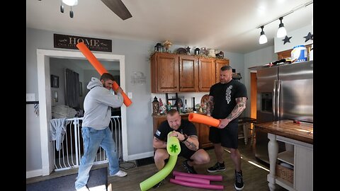 Super Size Pool Noodle Pain Game!!!