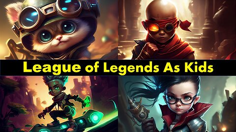 League of Legends champions as kids