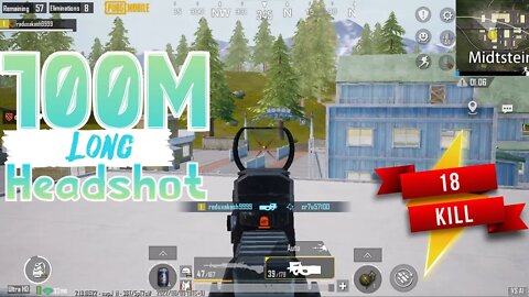 100M Long Headshot | PUBG Gameplay | Noob GAMER |