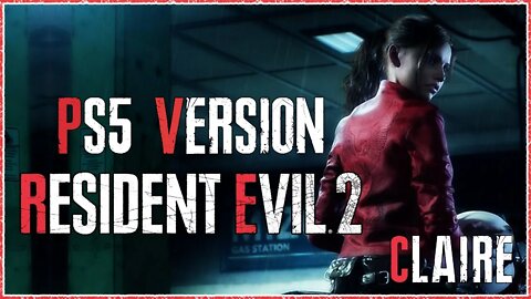 Resident Evil 2 Remake Claire 4K Gameplay (PS5)