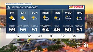 WMAR-2 News Weather at 11