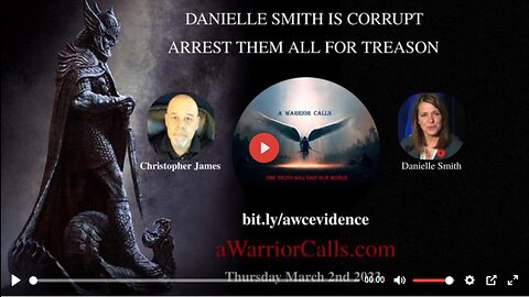 CHRISTOPHER JAMES SAYS DANIELLE SMITH IS CORRUPT. ARREST THEM ALL FOR TREASON