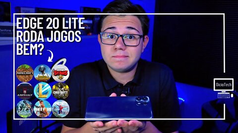 MOTOROLA EDGE 20 LITE É UM BOM CELULAR PARA JOGAR? 🎮 | Teste de Desempenho em 10 Jogos!