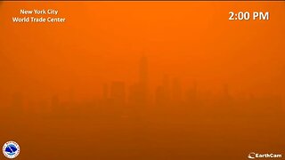 Unbelievable Time Lapse Of Canadian Wildfire Smoke Taking Over NYC