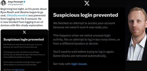 Max Blumenthal Was Prevented From Logging Into His X Account