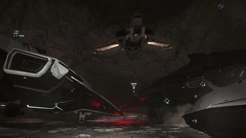 🍀Star Citizen #MLTC cave party - people falling from the sky to cave 🍀 #short