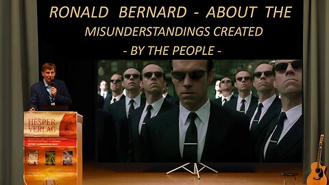 Ronald Bernard - Misunderstandings created by the people - English with subs