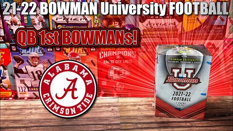 2021-22 Bowman University Football Blaster Box | Packed with QB 1st Bowmans!