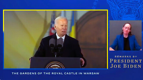 Joe Biden Claims All Across The Country Americans Fly The Ukrainian Flag