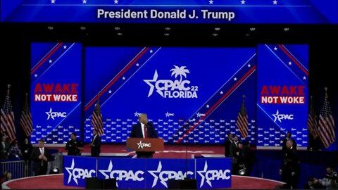 Q+ President Donald Trump at CPAC 2022 (FULL)