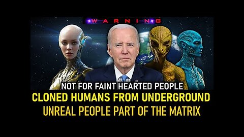 CLONED HUMANS FROM UNDERGROUND BASES OF ILLUMINATI. “UNREAL PEOPLE” PART OF THE MATRIX