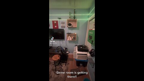 My baby! My game room, lol