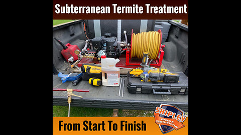 Termite Treatment - Start To Finish