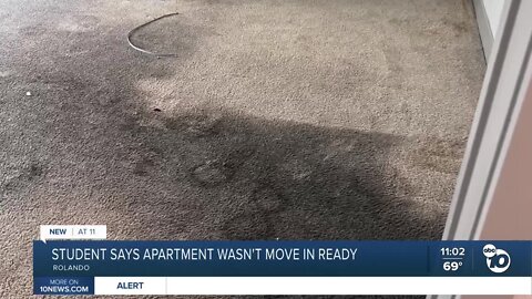 College student says BLVD 63 apartment was uninhabitable, not move-in ready