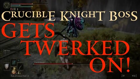 Elden Ring Crucible Knight Boss Gets Beaten and Twerked On (Elden Ring Live)