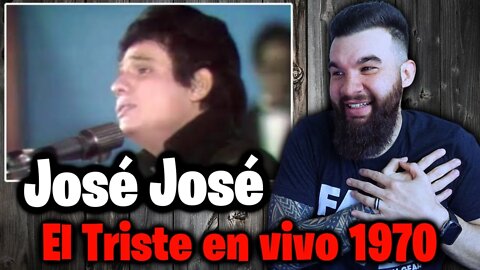 FIRST TIME HEARING José José - El Triste en vivo 1970 (REACTION)