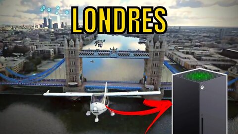 Voando por Londres na Inglaterra | Gameplay Microsoft Flight Simulator no XBOX SERIES X