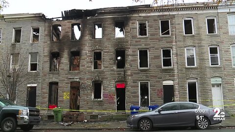 Family asks for help after being displaced by house fire in South Baltimore