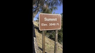 Mount Diablo Summit Sign