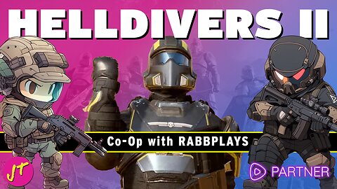 Helldivers 2 | Co-Op with @rabbplays | TASTE the Democracy! | #RumblePartner