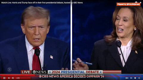 Donald Trump Takes Kamala Harris' 'I'm Talking Now' Moment From Her