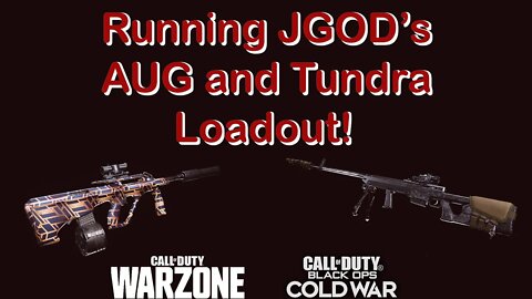 Using JGOD's AUG and Tundra Loadout for a Win! | Call of Duty: Cold War/Warzone #shorts