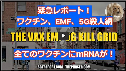 【緊急レポート】ワクチン、EMF（電磁場）、５G殺人網