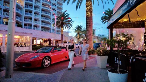 Australia Broadbeach Weekend Nightlife | QUEENSLAND - AUSTRALIA