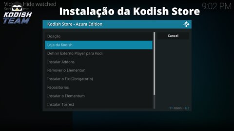 [Cortes] Instalação da Kodish Store