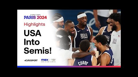 Team USA stroll into Olympic basketball semi-finals after beating Brazil | #Paris2024 #Olympics