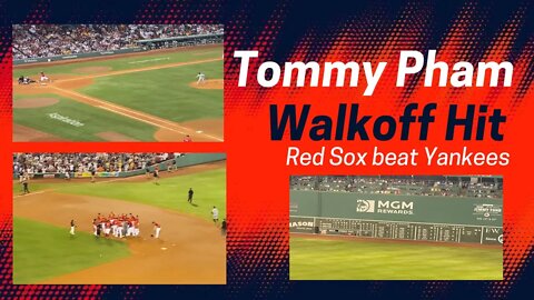 Red Sox Tommy Pham Walkoff vs Yankees