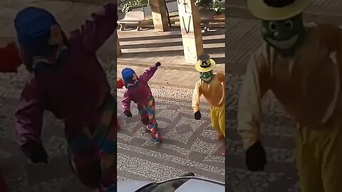 DANÇARINOS SUPER NINJAS DA CARRETA DA ALEGRIA FURACÃO, DANÇANDO FOFÃO, O MÁSKARA, BEN10 E PATATI