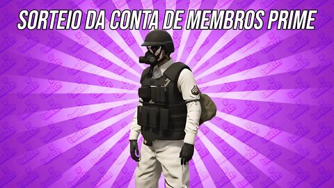 GTA 5 - SORTEIO DA CONTA DE MEMBROS PRIME!