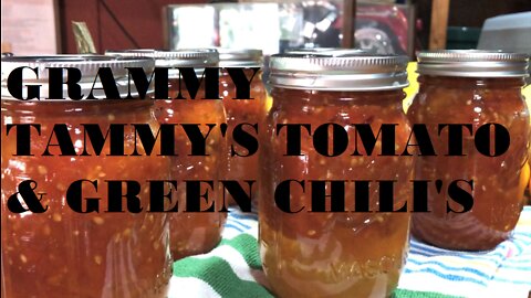 GRAMMY TAMMY'S TOMATO AND GREEN CHILI PEPPERS